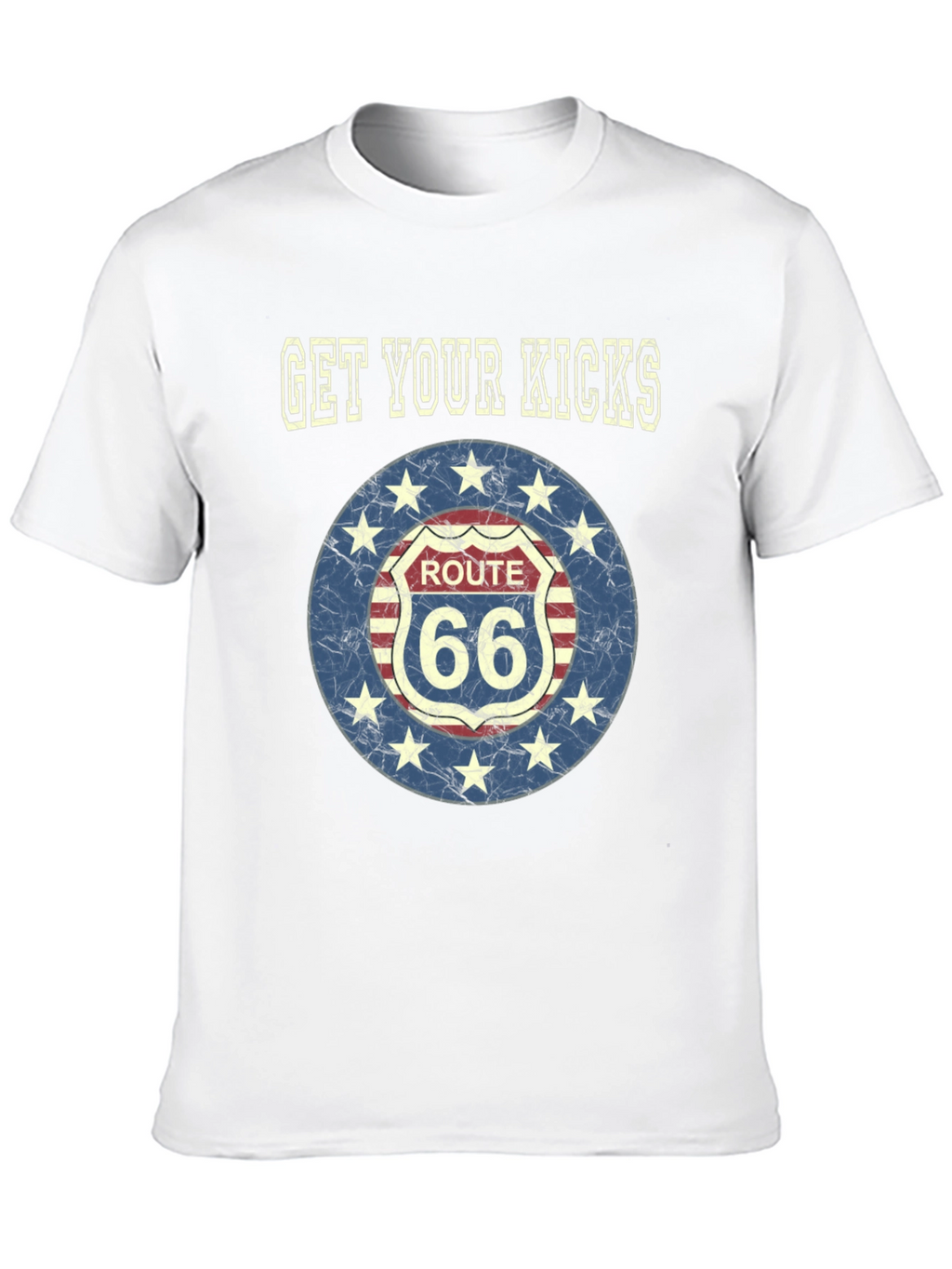 Route 66 Get Your Kicks Black T-Shirt