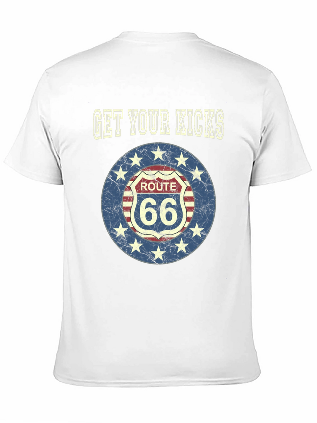 Route 66 Get Your Kicks Black T-Shirt