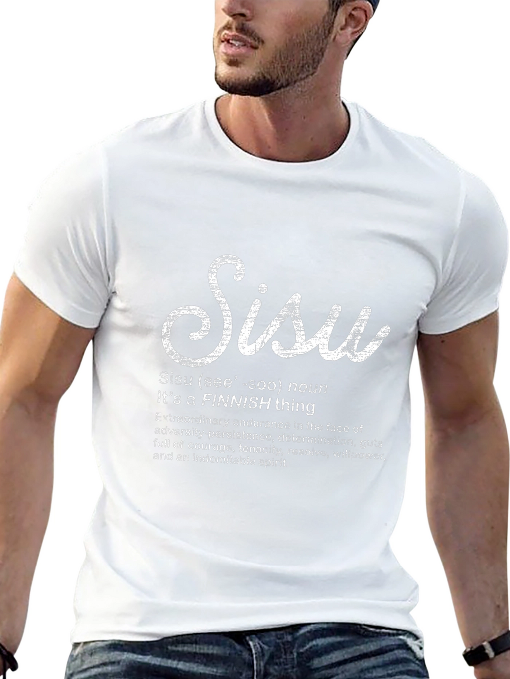 Sisu Finnish Thing T-Shirt - Courage Tenacity Resolve