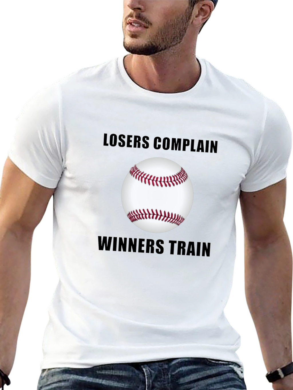 Winners Train Baseball Graphic Tee
