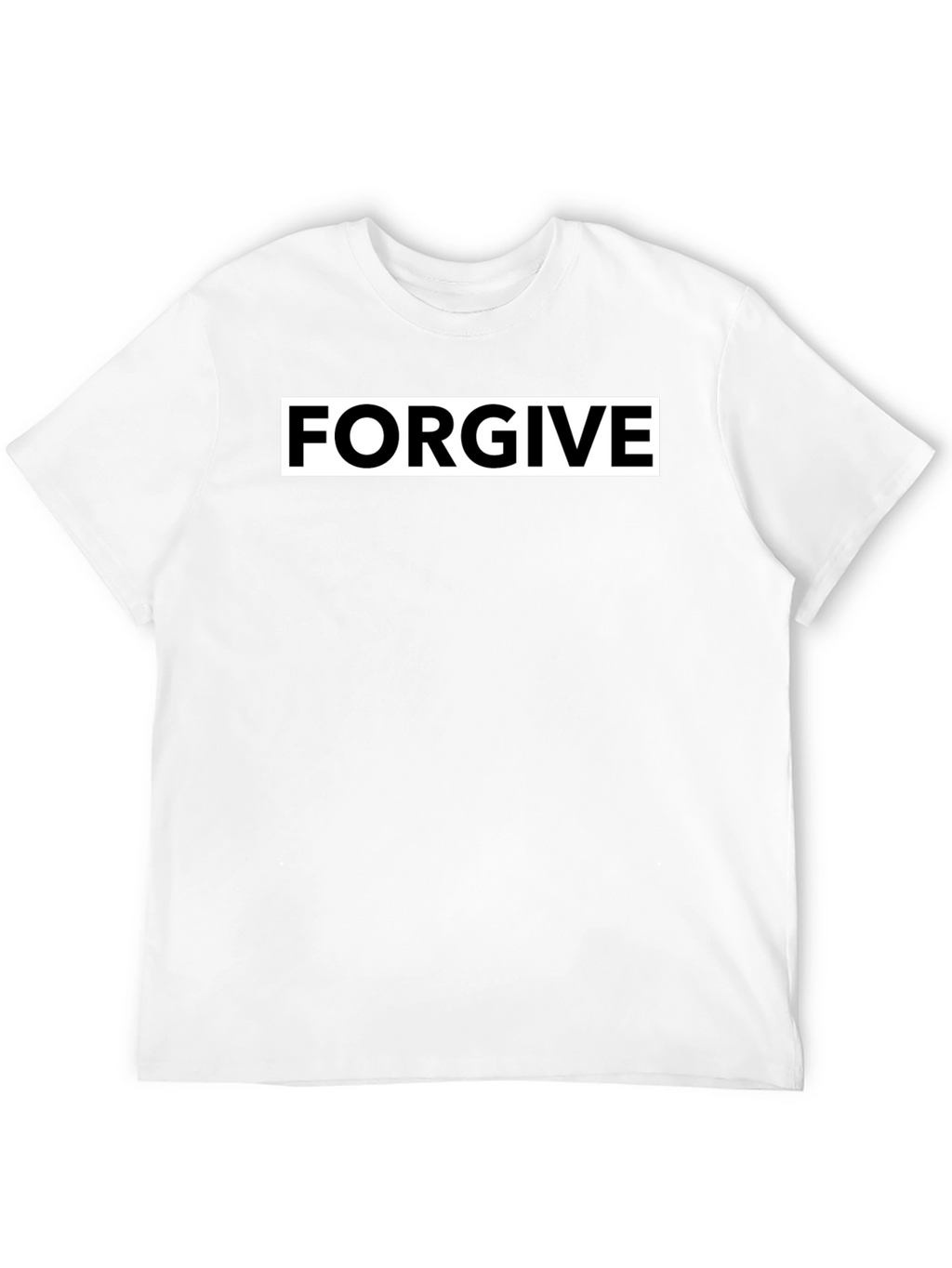 Forgive Black Graphic T-Shirt