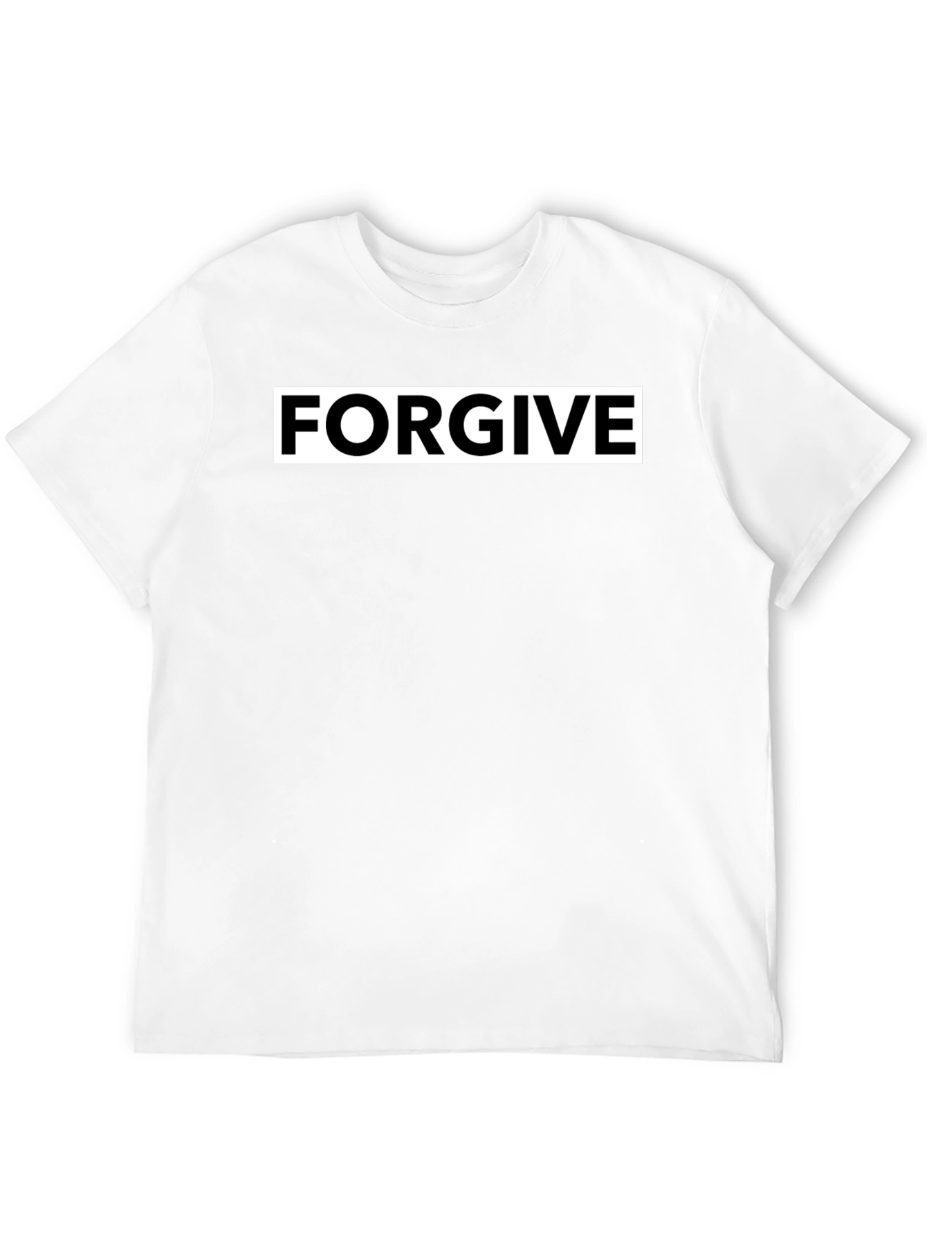 Forgive Black Graphic T-Shirt