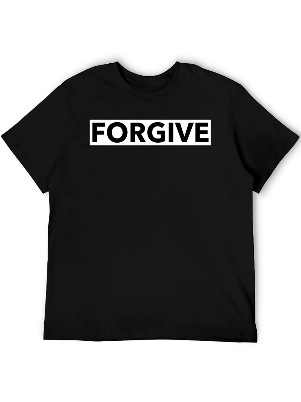 Forgive Black Graphic T-Shirt