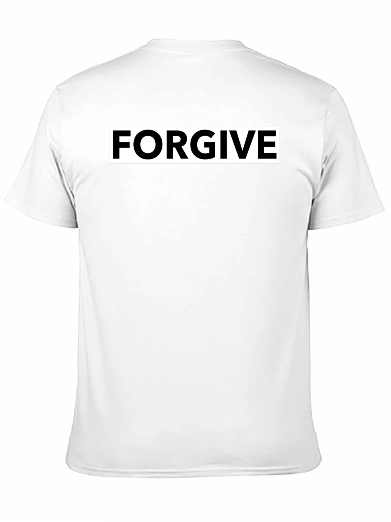 Forgive Black Graphic T-Shirt