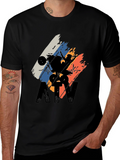 ATV Rider Silhouette Graphic Tee - Black