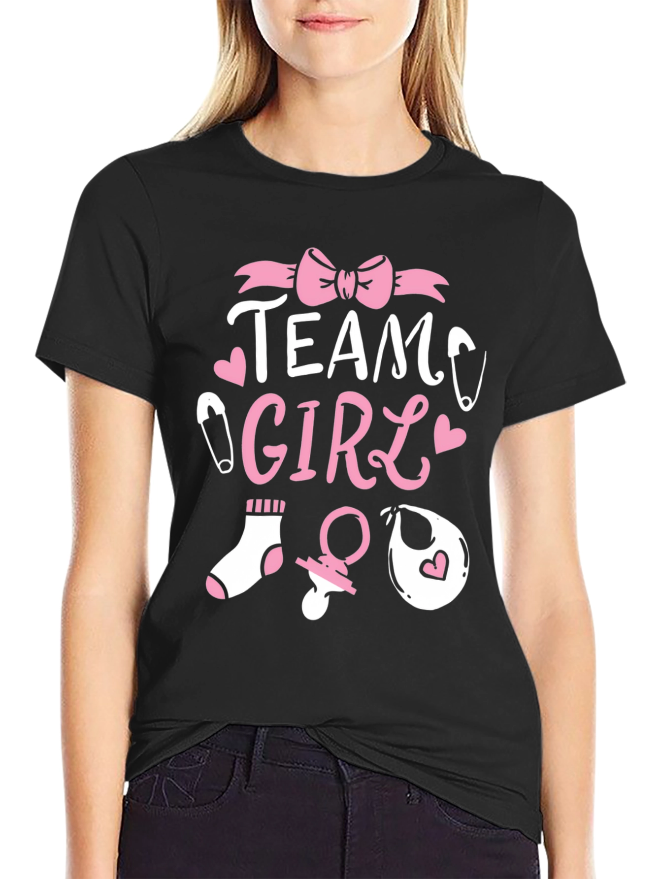 Team Girl Baby Shower T-Shirt