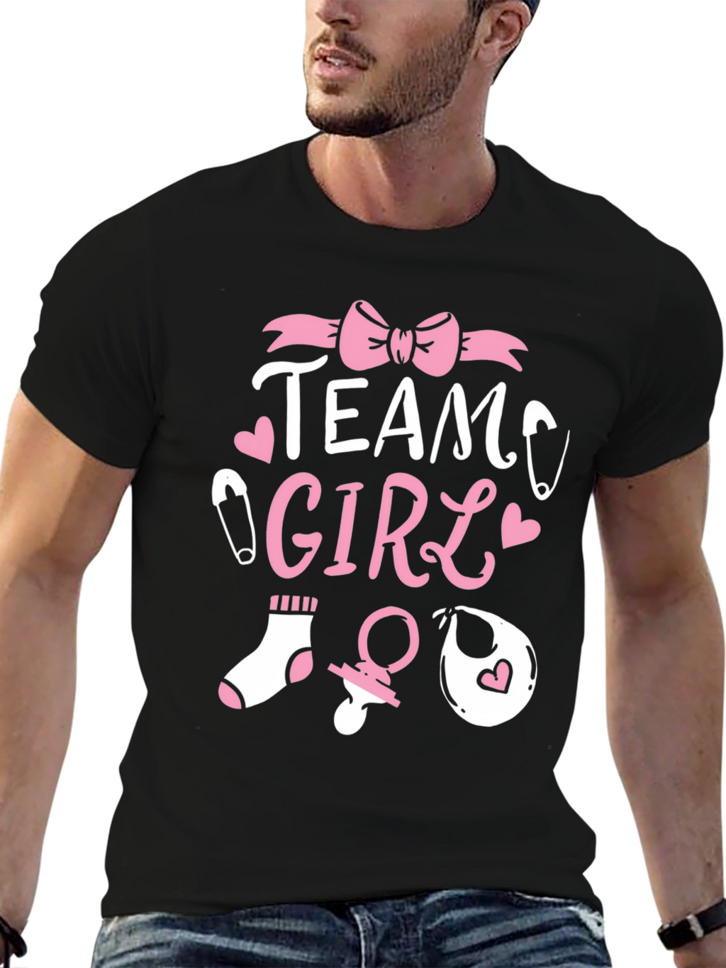 Team Girl Baby Shower T-Shirt