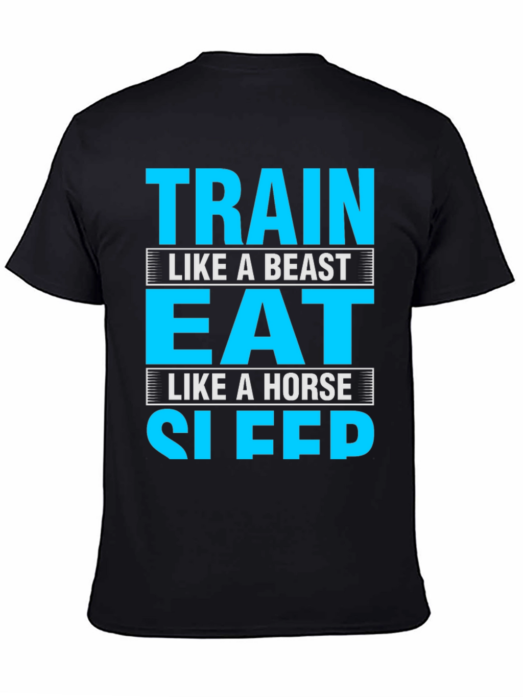 Train Eat Sleep Funny Gym Fitness T-Shirt