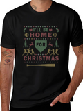 Baseball Christmas T-Shirt: Ill Be Home
