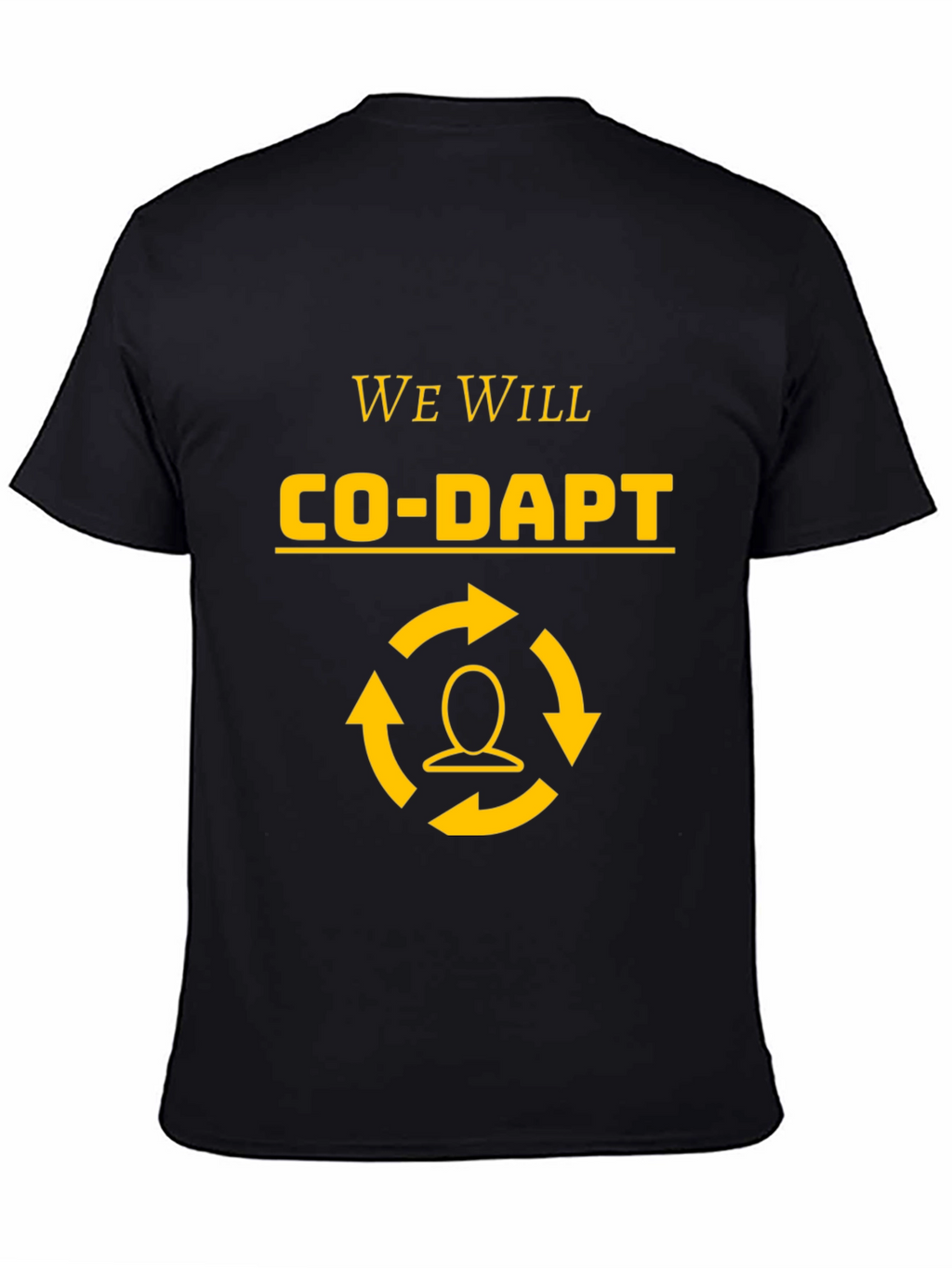 Co-Adapt Black Graphic T-Shirt