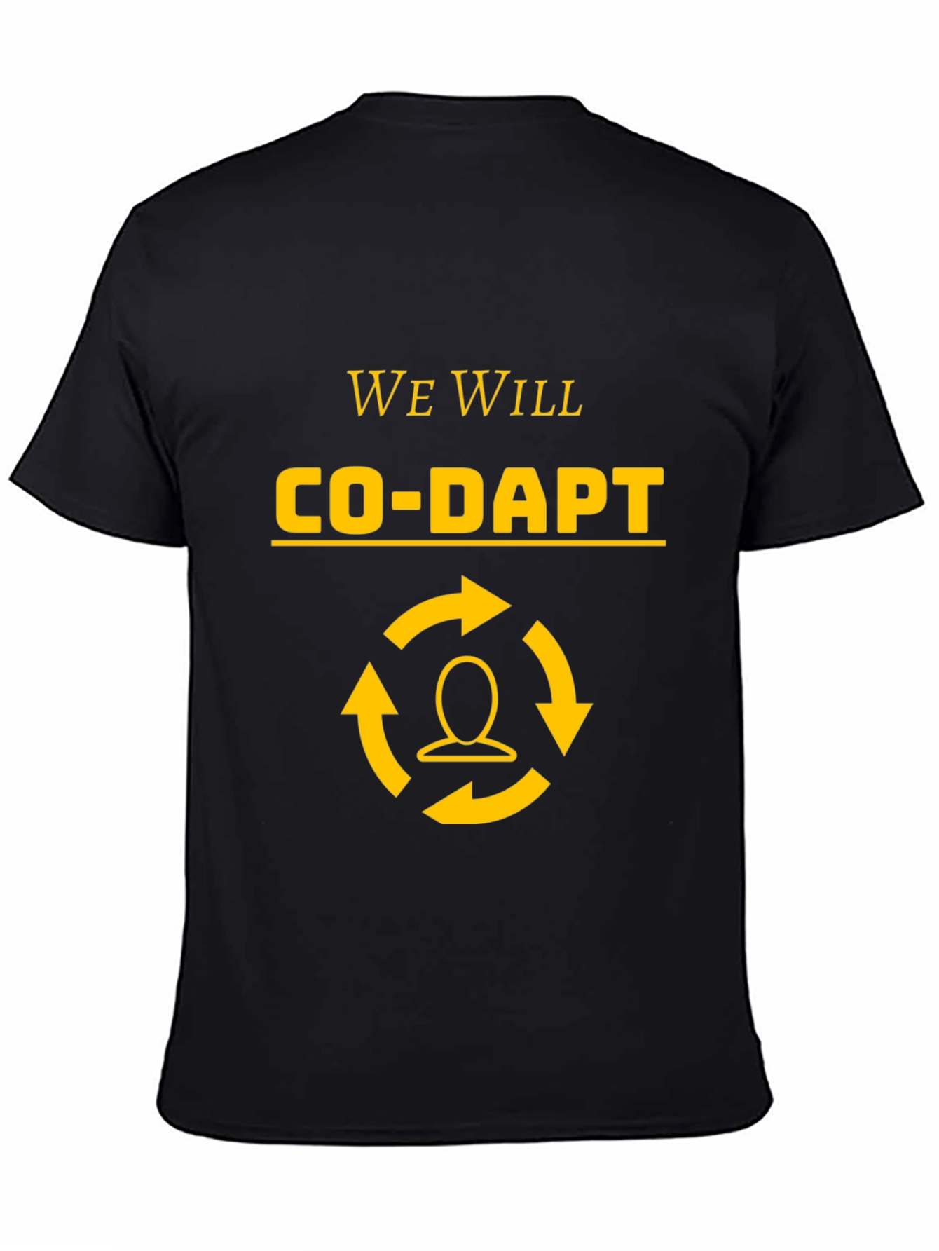 Co-Adapt Black Graphic T-Shirt