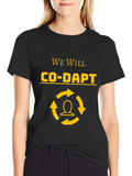 Co-Adapt Black Graphic T-Shirt