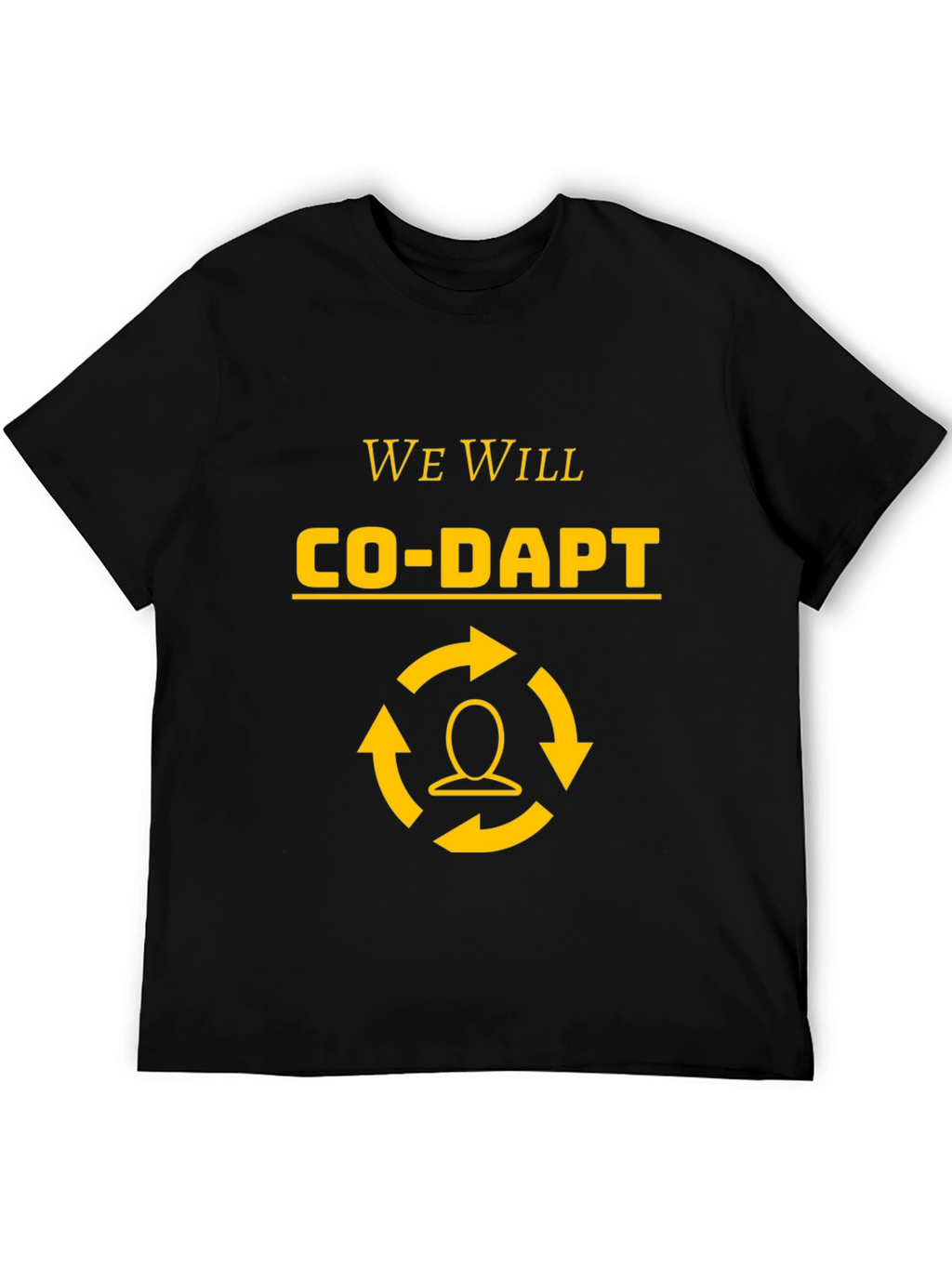 Co-Adapt Black Graphic T-Shirt