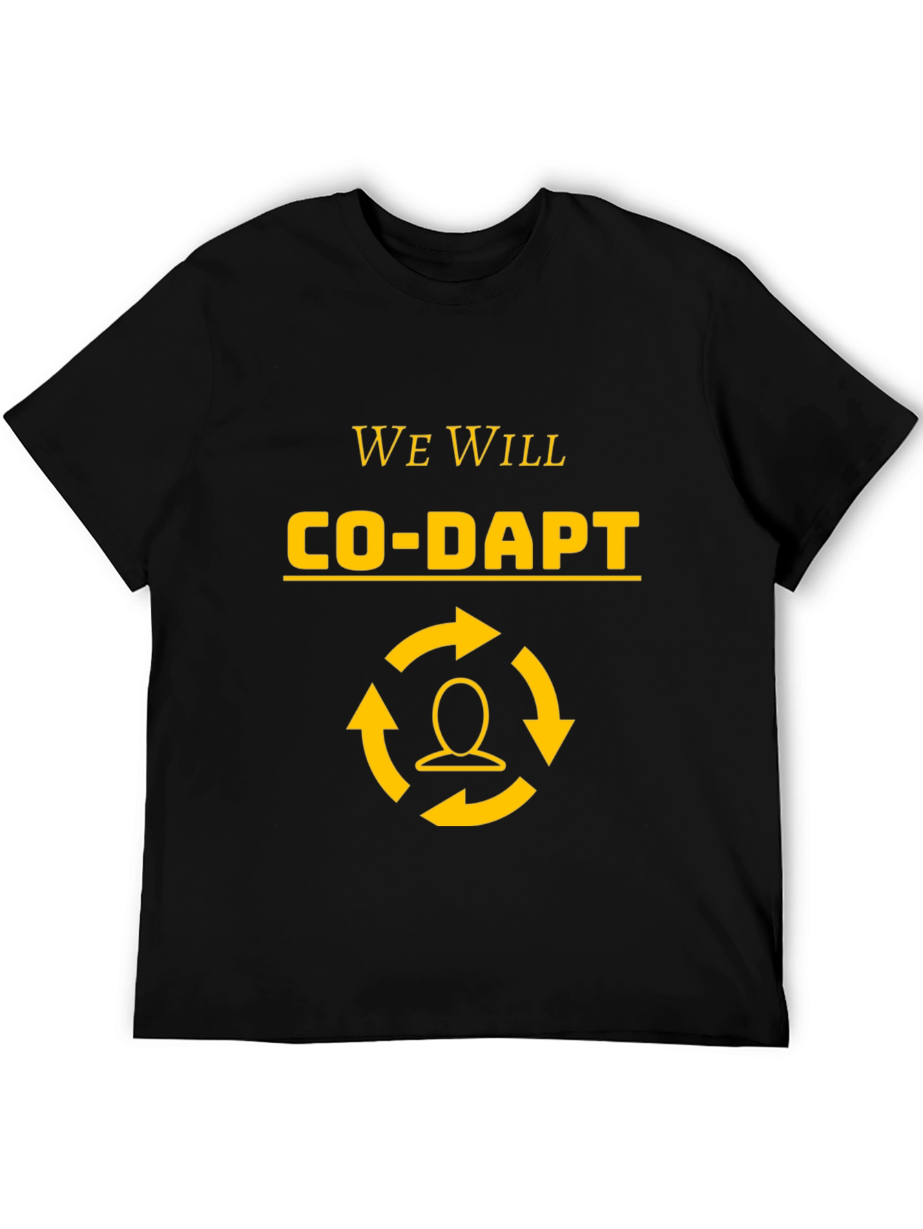 Co-Adapt Black Graphic T-Shirt