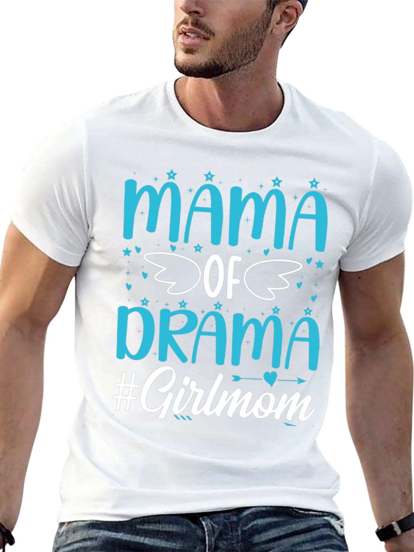 Mama of Drama #Girlmom Graphic Tee