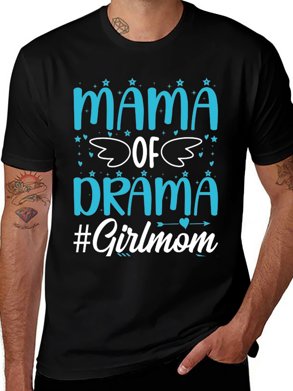 Mama of Drama #Girlmom Graphic Tee