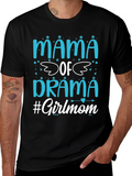 Mama of Drama #Girlmom Graphic Tee