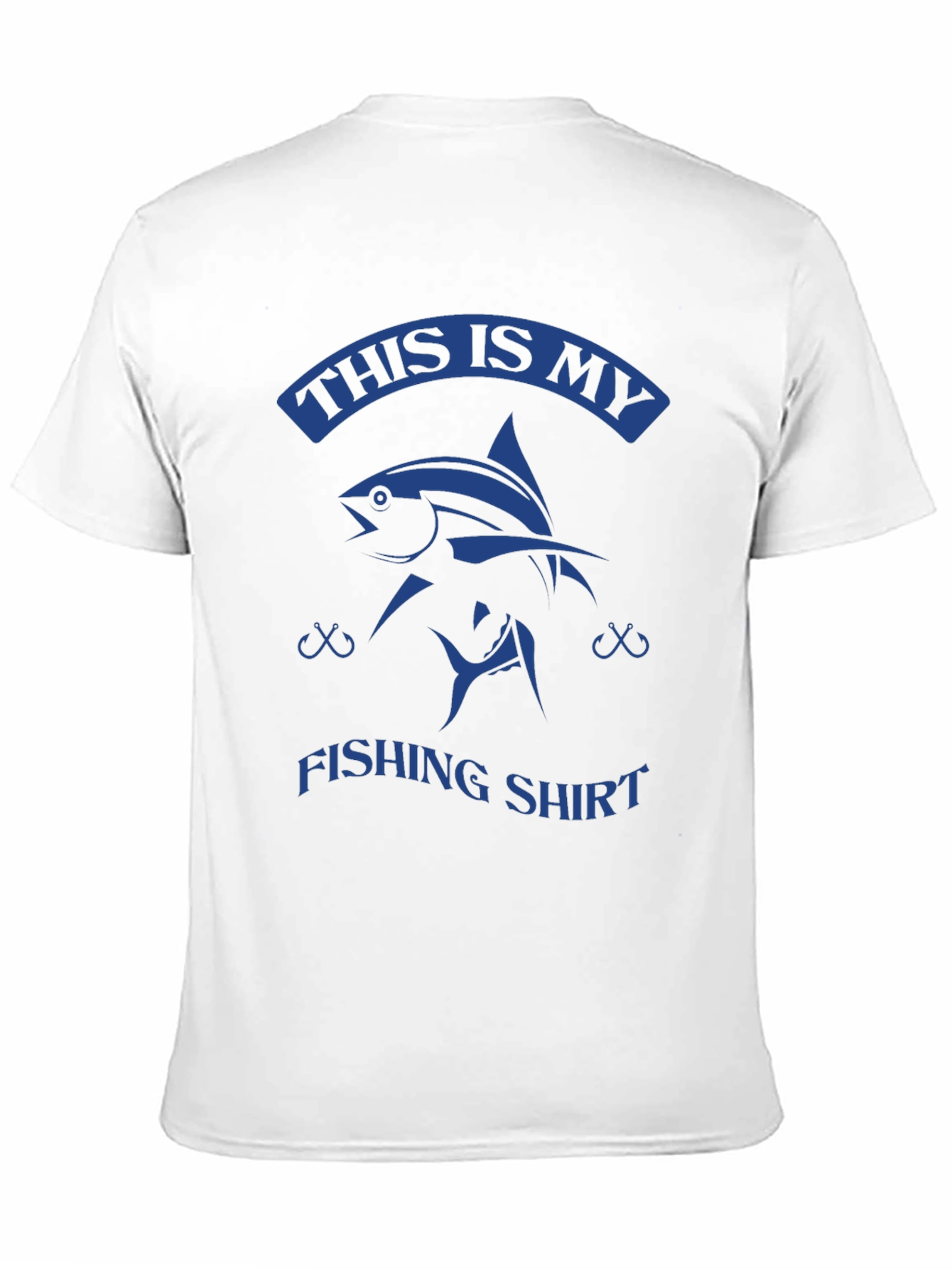 This Is My Fishing Shirt - Black Cotton Tee