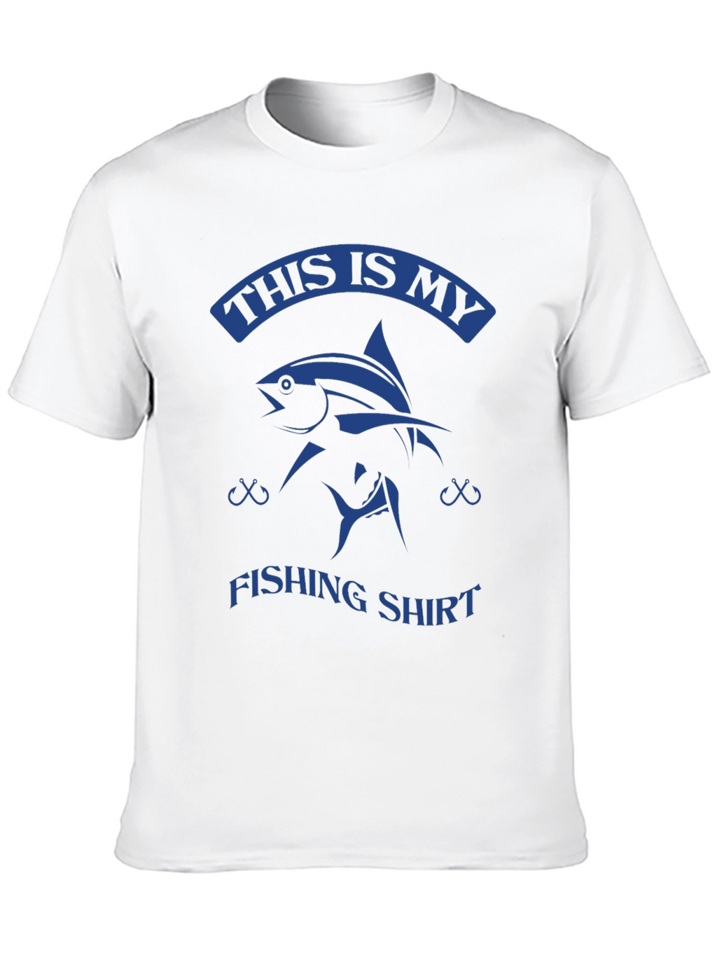This Is My Fishing Shirt - Black Cotton Tee
