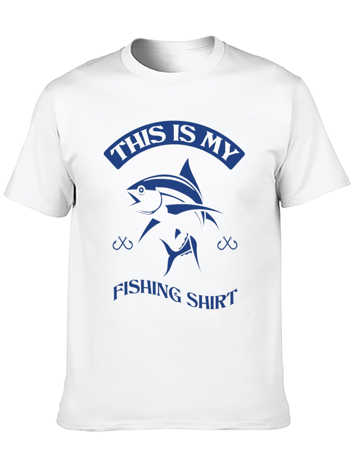 This Is My Fishing Shirt - Black Cotton Tee