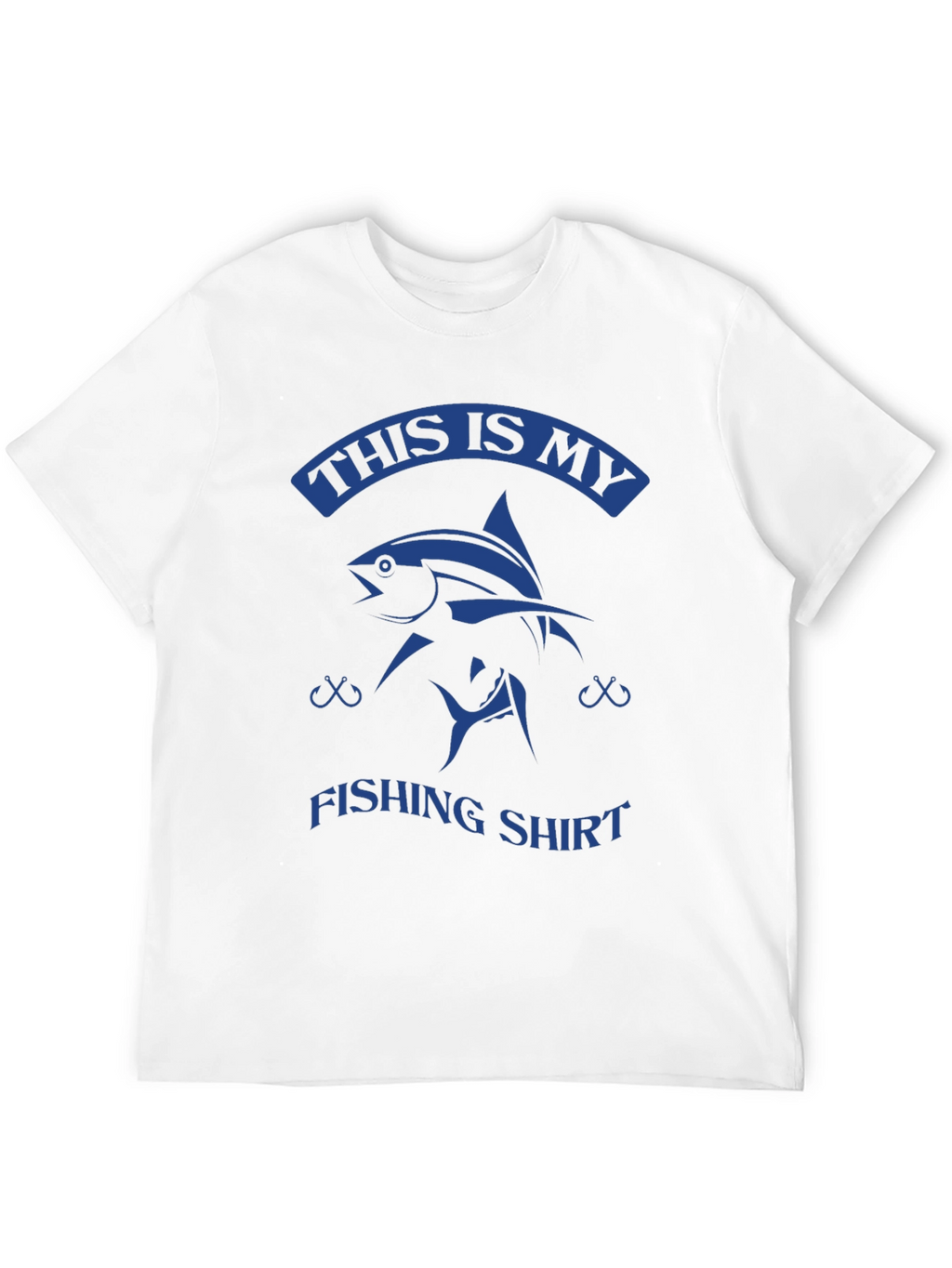 This Is My Fishing Shirt - Black Cotton Tee