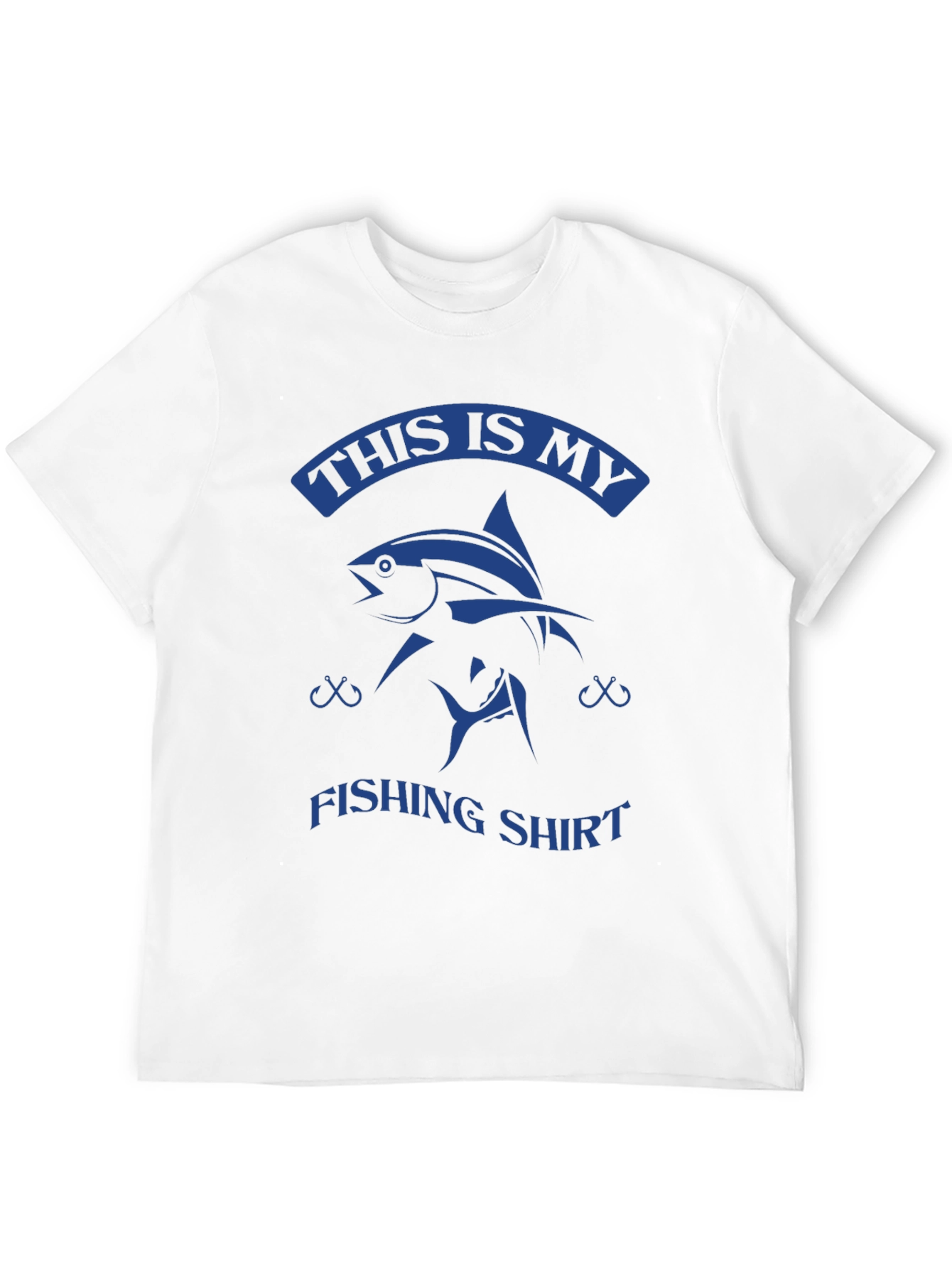 This Is My Fishing Shirt - Black Cotton Tee