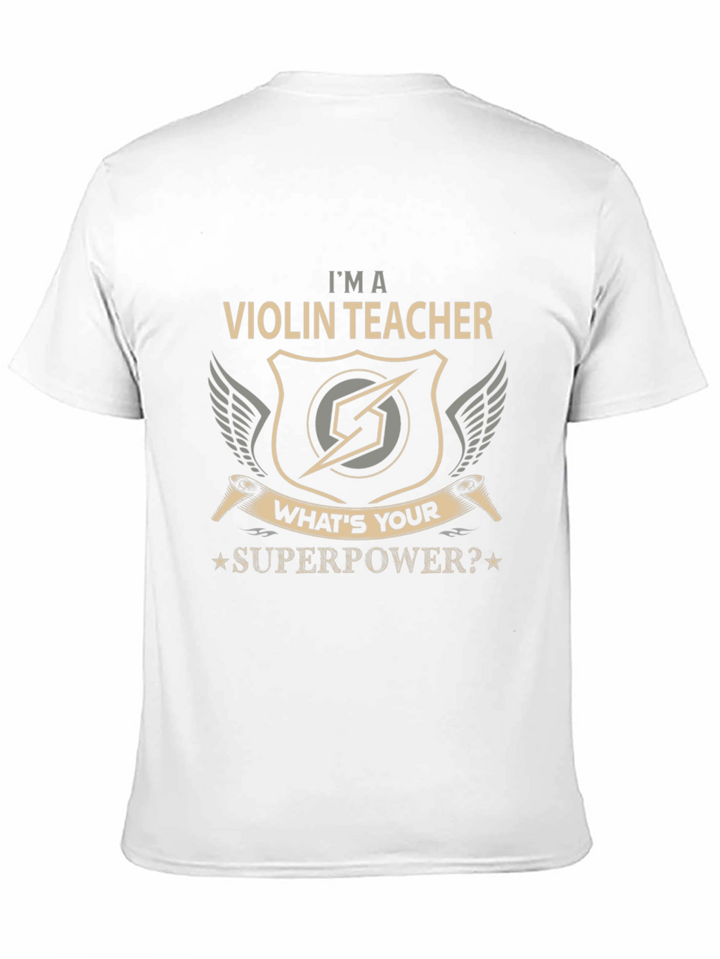 Violin Teacher Superpower T-Shirt