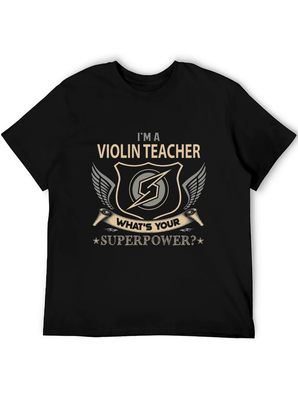 Violin Teacher Superpower T-Shirt