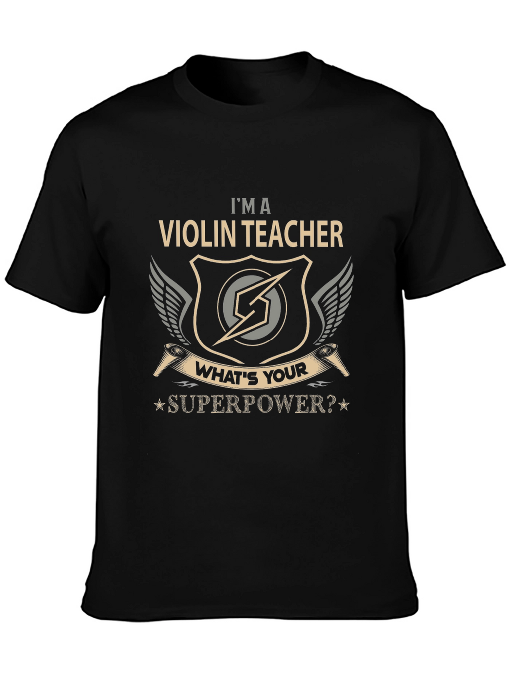 Violin Teacher Superpower T-Shirt