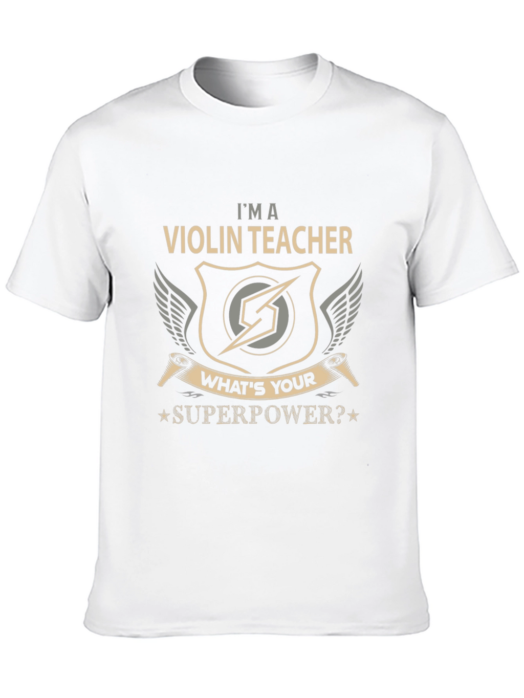Violin Teacher Superpower T-Shirt