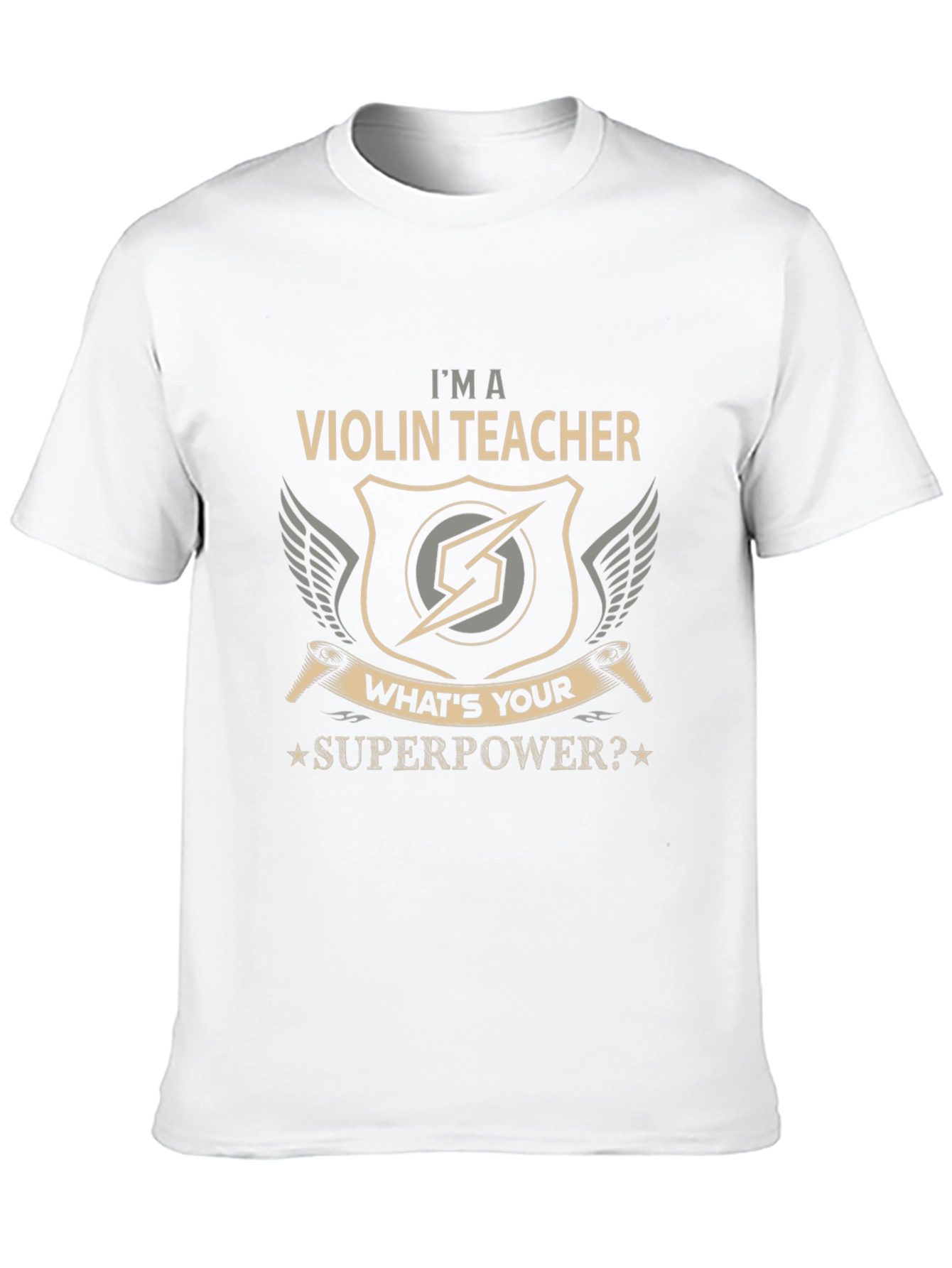 Violin Teacher Superpower T-Shirt