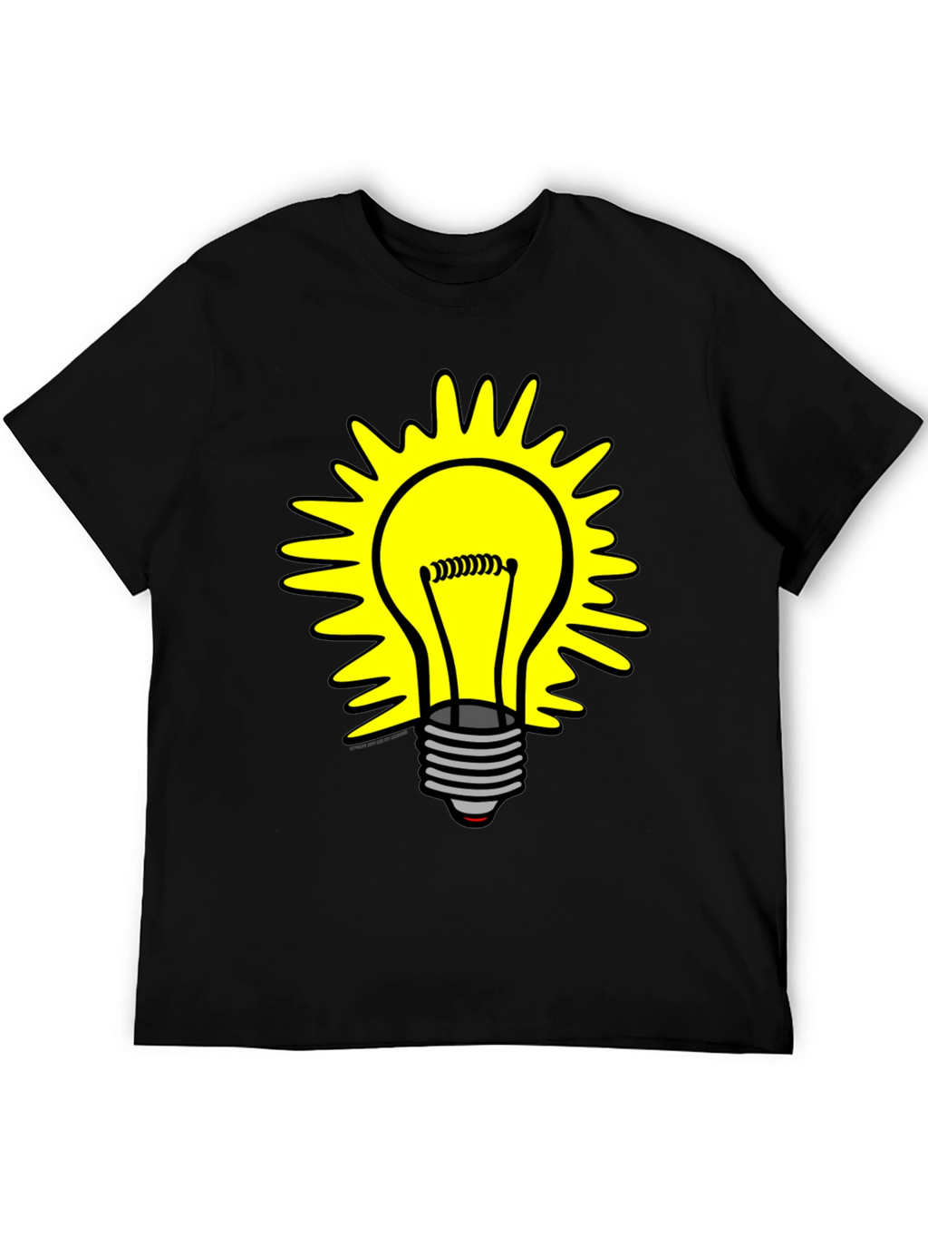 Bright Idea T-Shirt - Graphic Lightbulb Design
