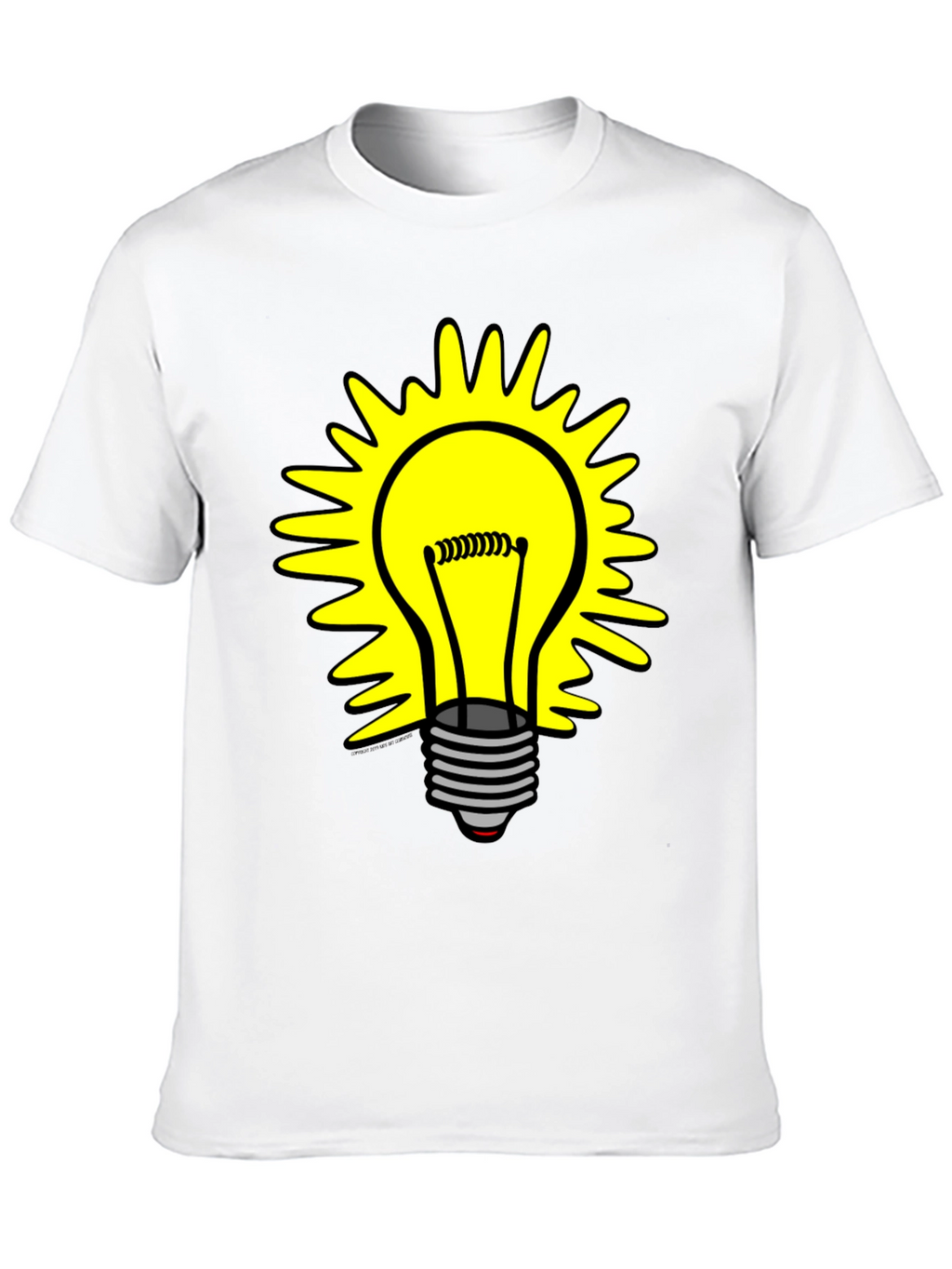 Bright Idea T-Shirt - Graphic Lightbulb Design