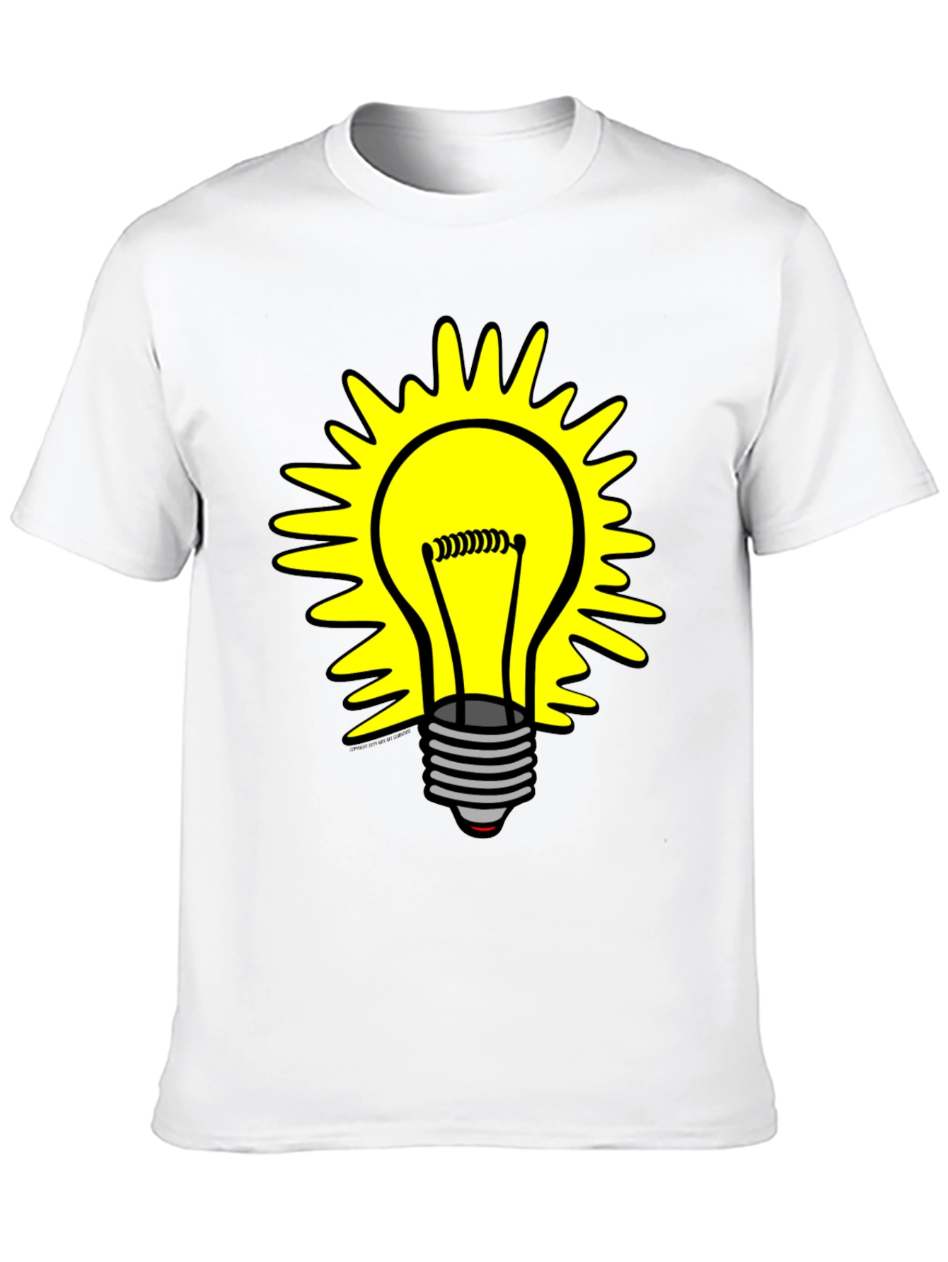 Bright Idea T-Shirt - Graphic Lightbulb Design