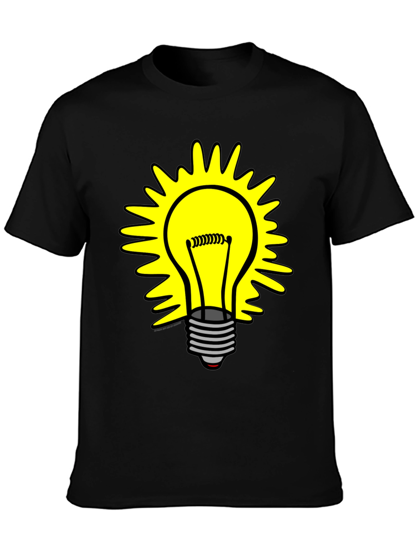Bright Idea T-Shirt - Graphic Lightbulb Design