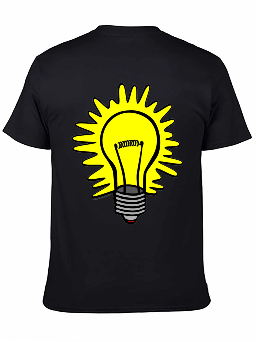 Bright Idea T-Shirt - Graphic Lightbulb Design