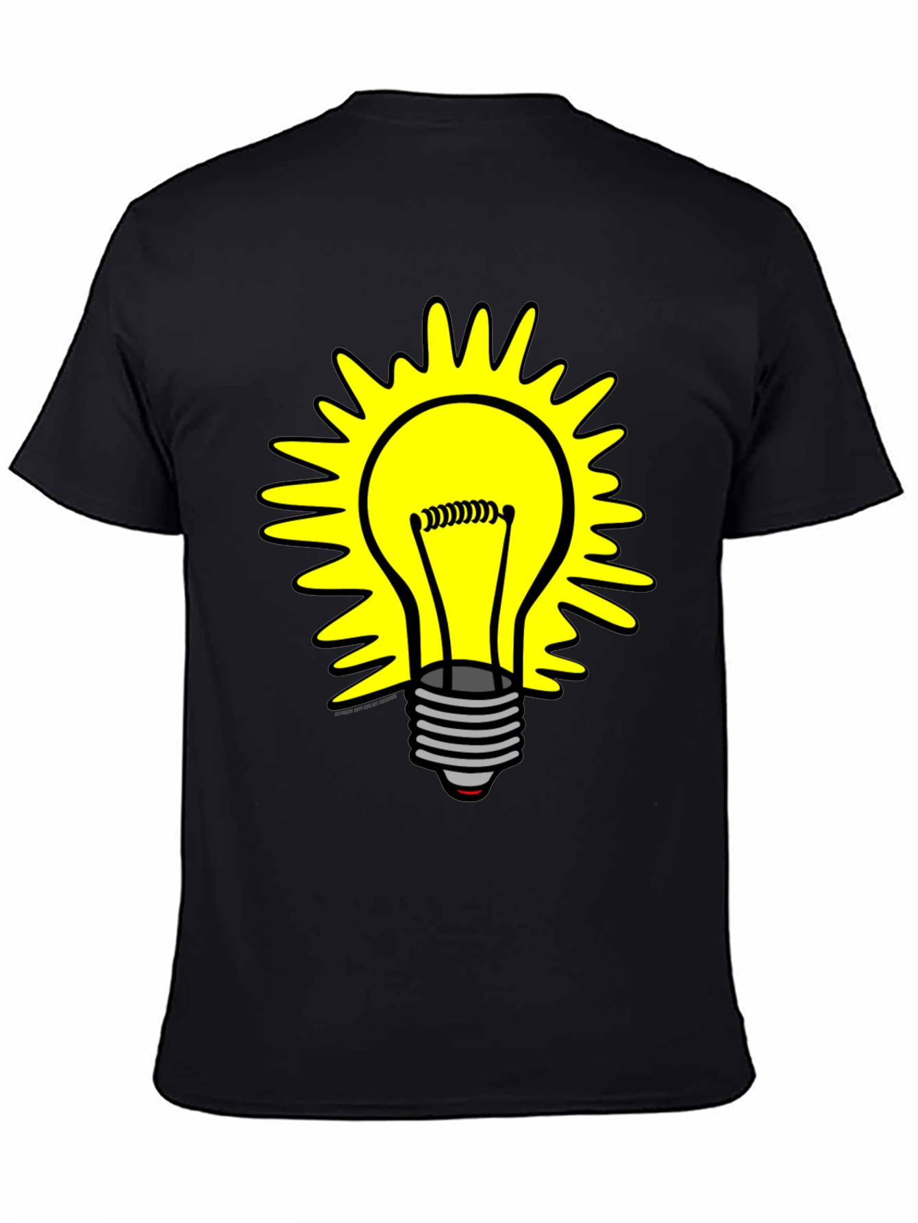 Bright Idea T-Shirt - Graphic Lightbulb Design
