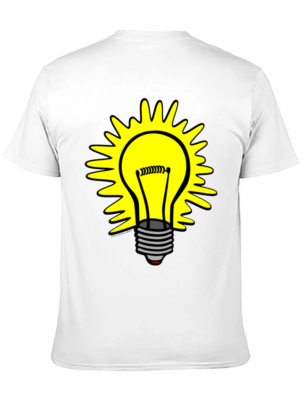 Bright Idea T-Shirt - Graphic Lightbulb Design
