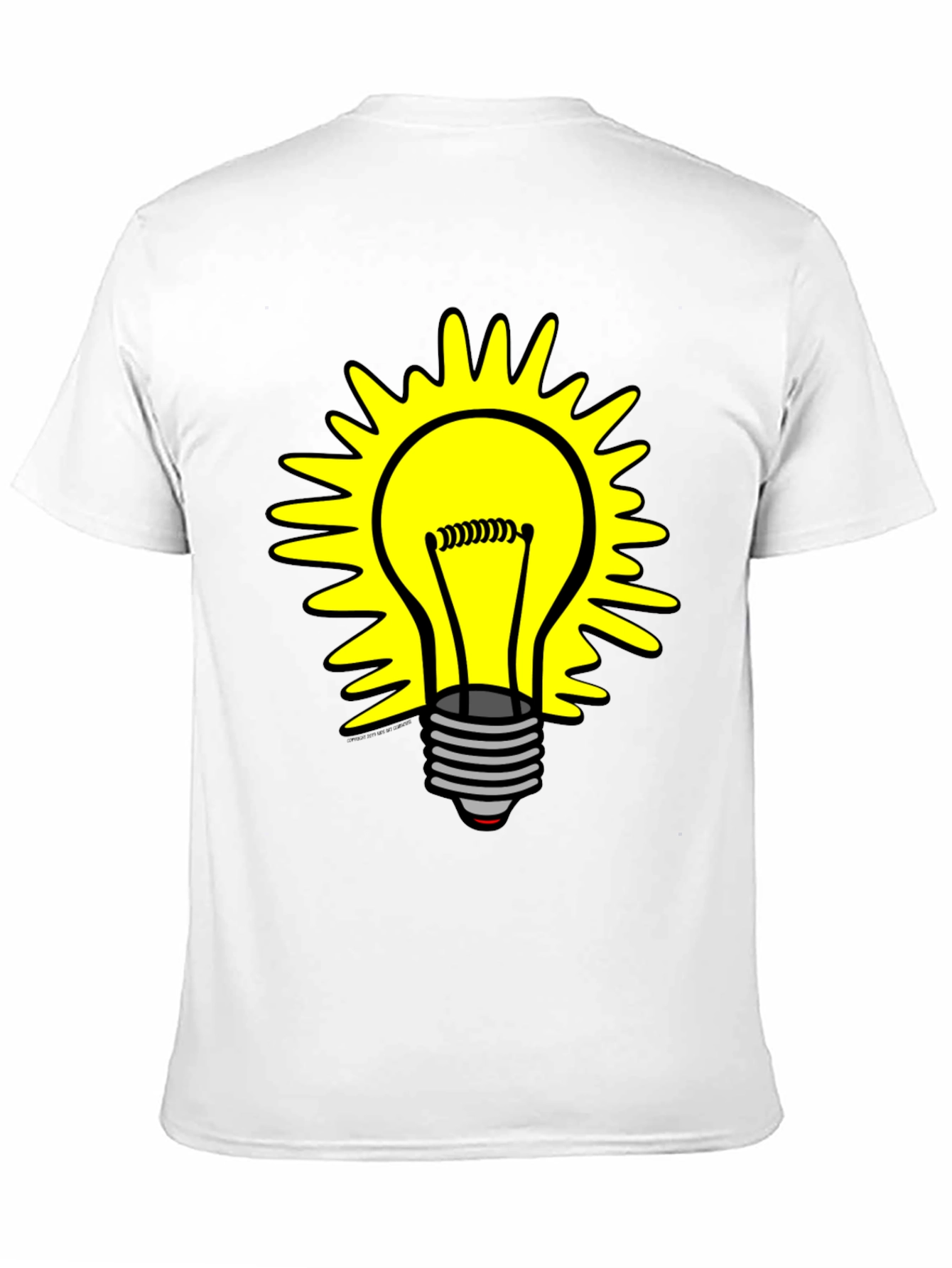 Bright Idea T-Shirt - Graphic Lightbulb Design