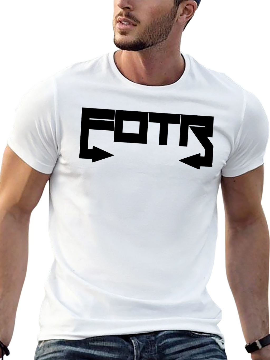 FOTS Black Graphic T-Shirt