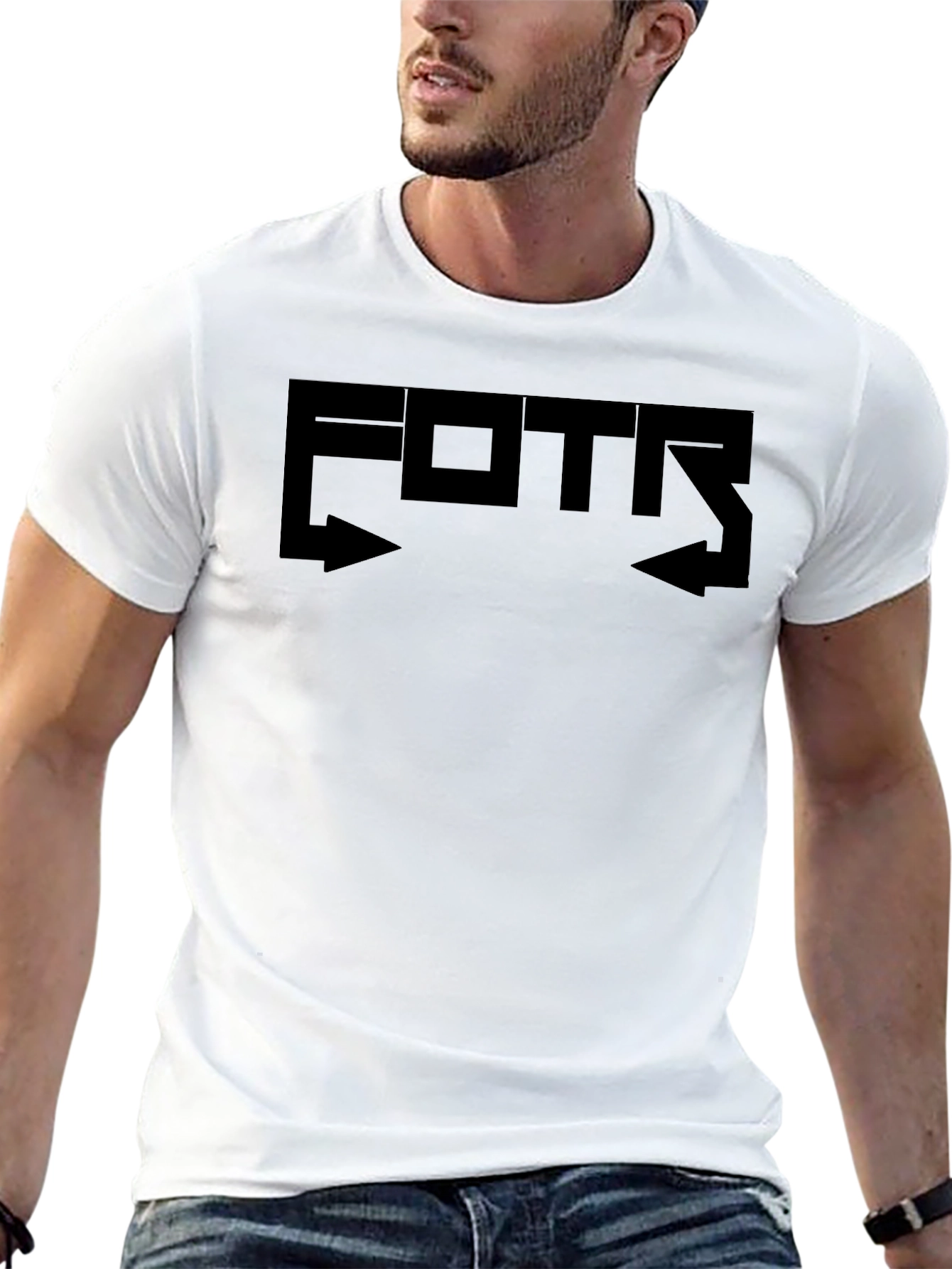 FOTS Black Graphic T-Shirt
