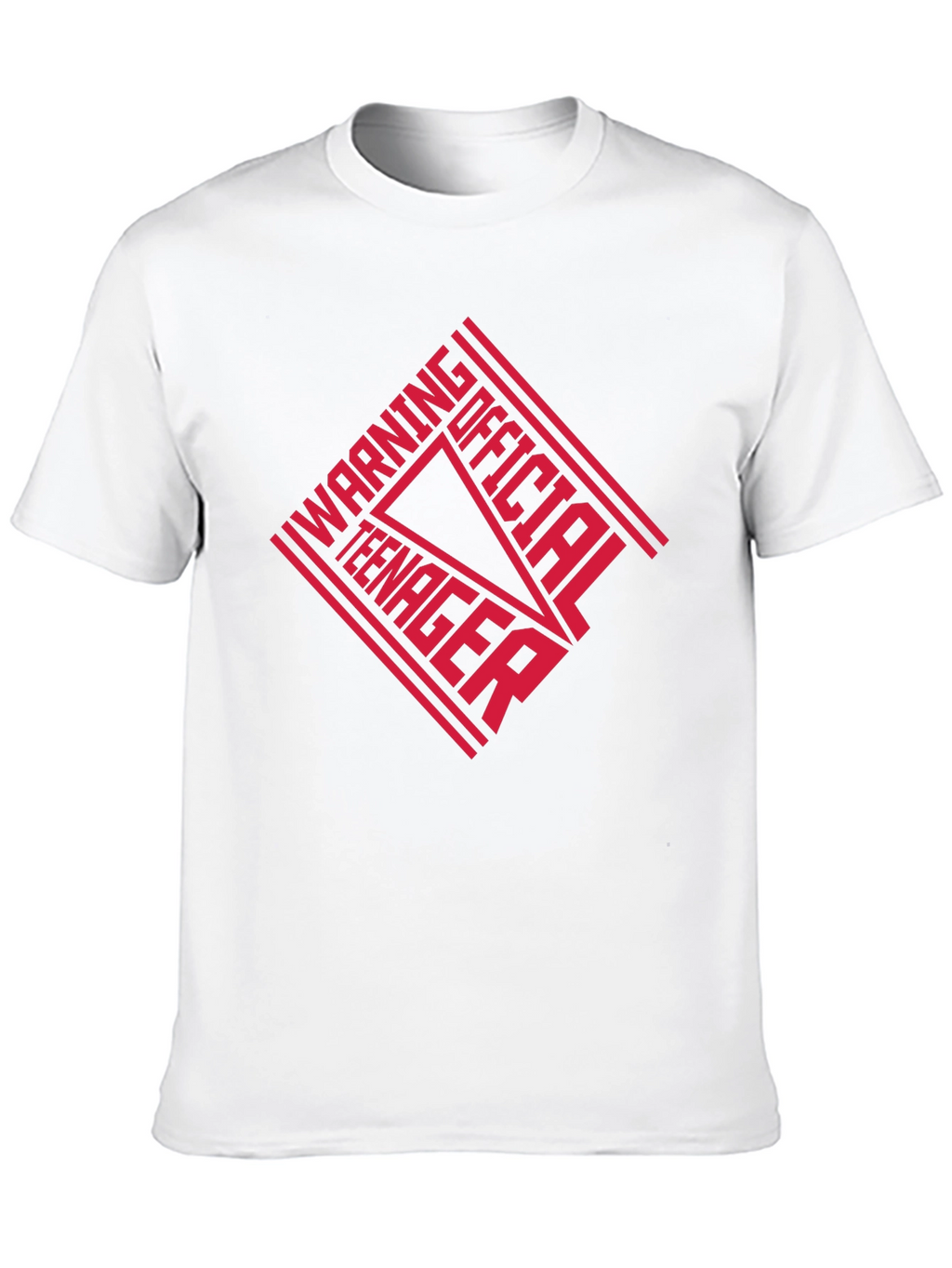 Official Teenager T-Shirt: Warning Style