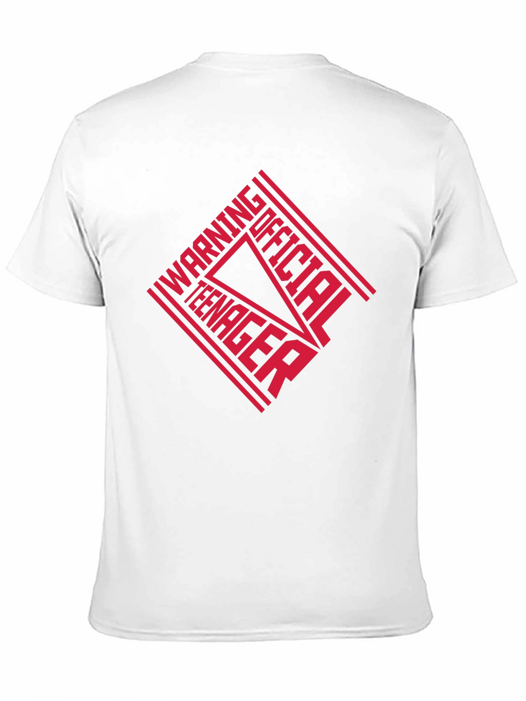 Official Teenager T-Shirt: Warning Style