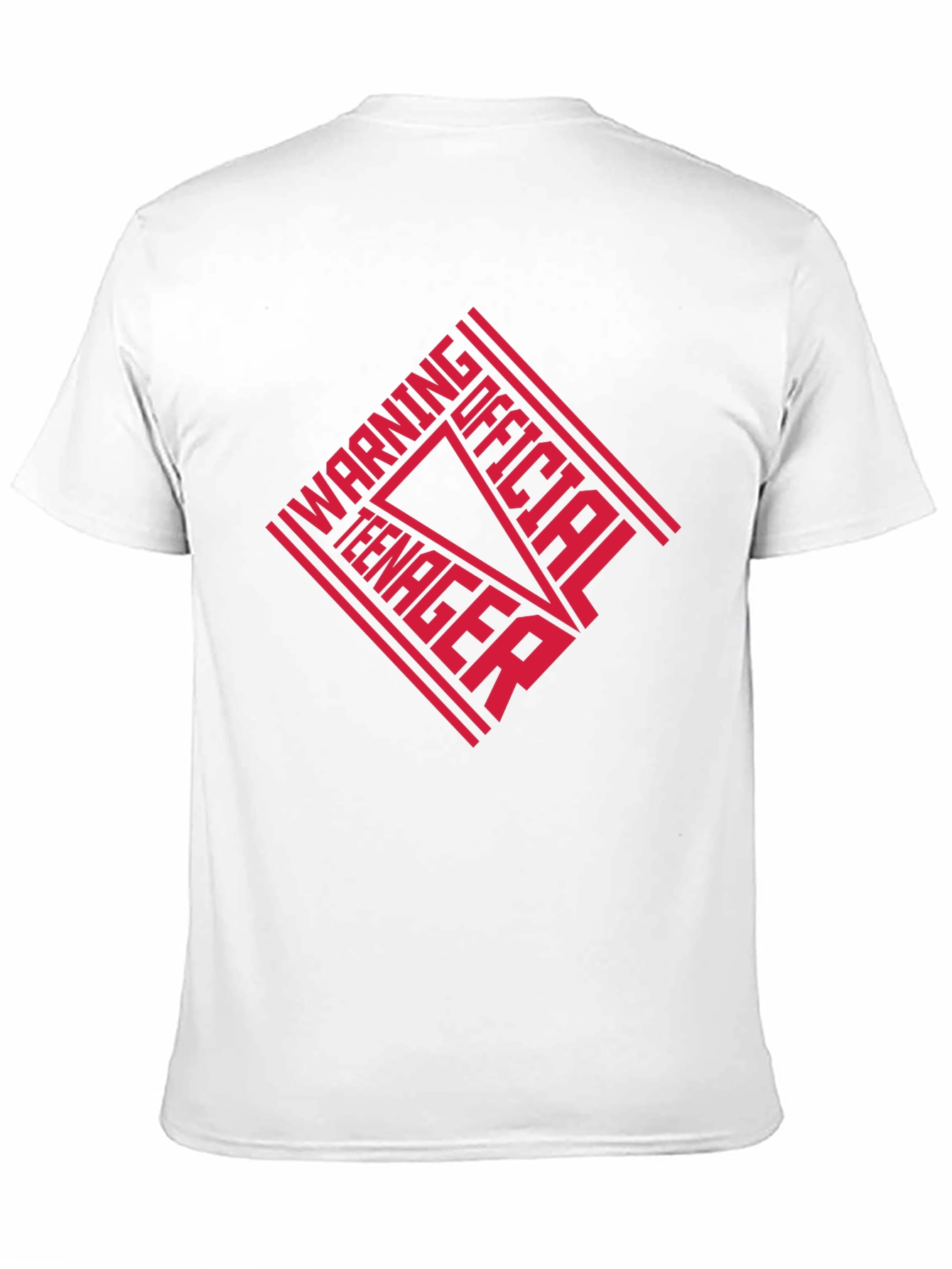 Official Teenager T-Shirt: Warning Style