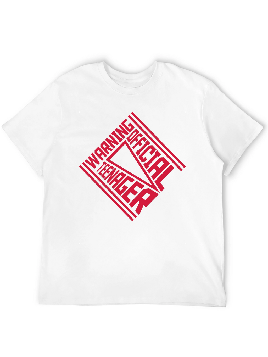 Official Teenager T-Shirt: Warning Style