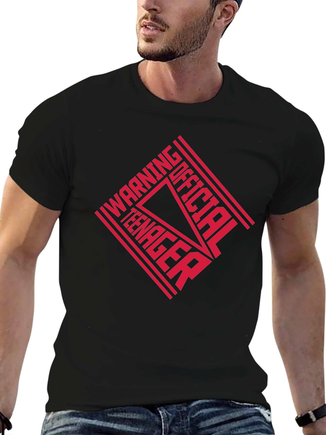 Official Teenager T-Shirt: Warning Style