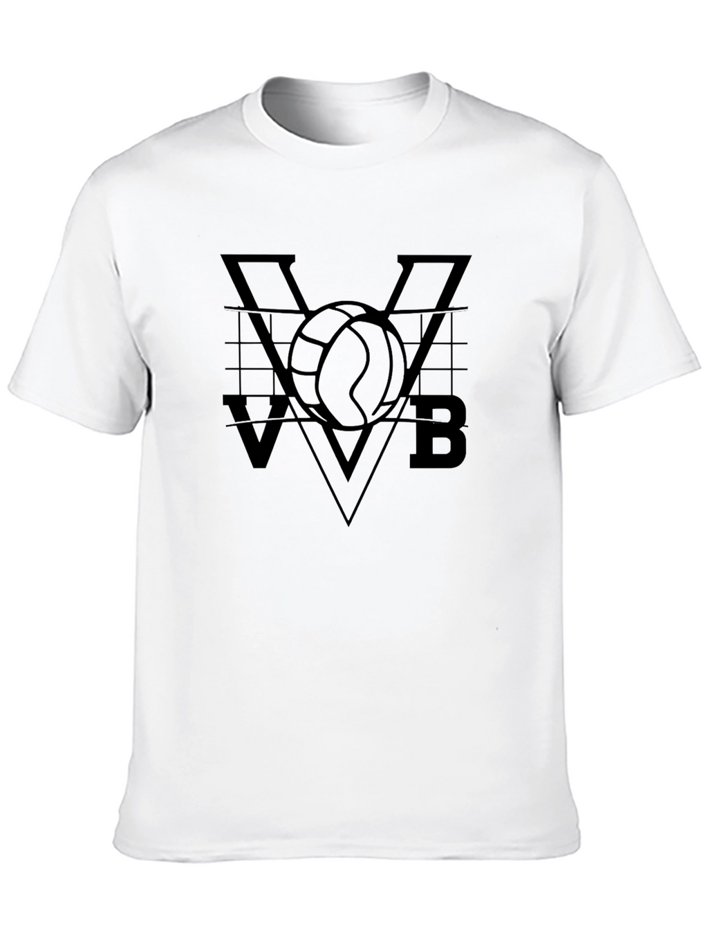 Volleyball VVB Graphic Tee - Mens Black T-Shirt