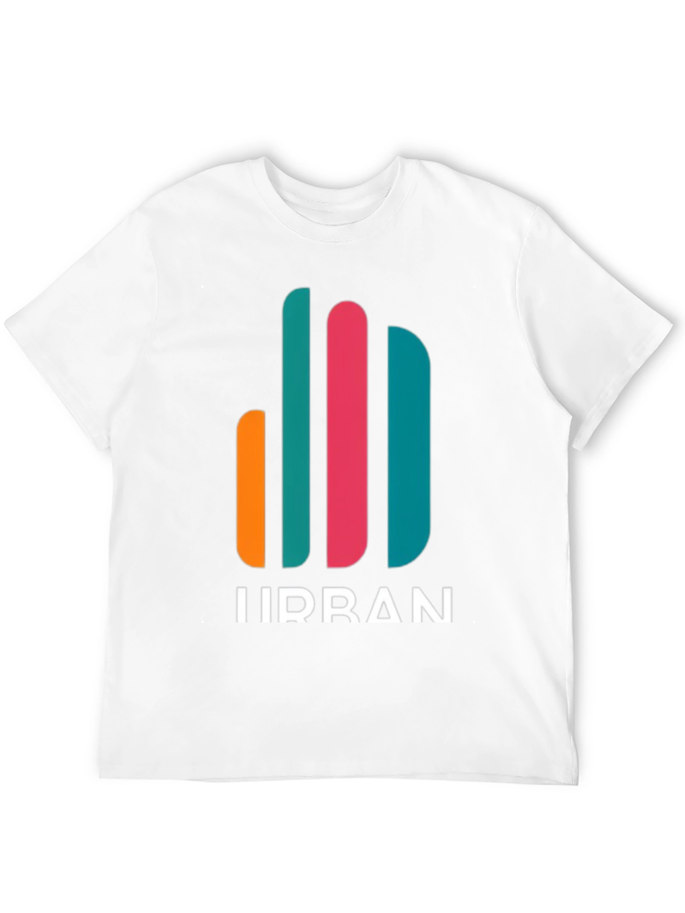 Urban Graphic Tee - Modern Stripe Design
