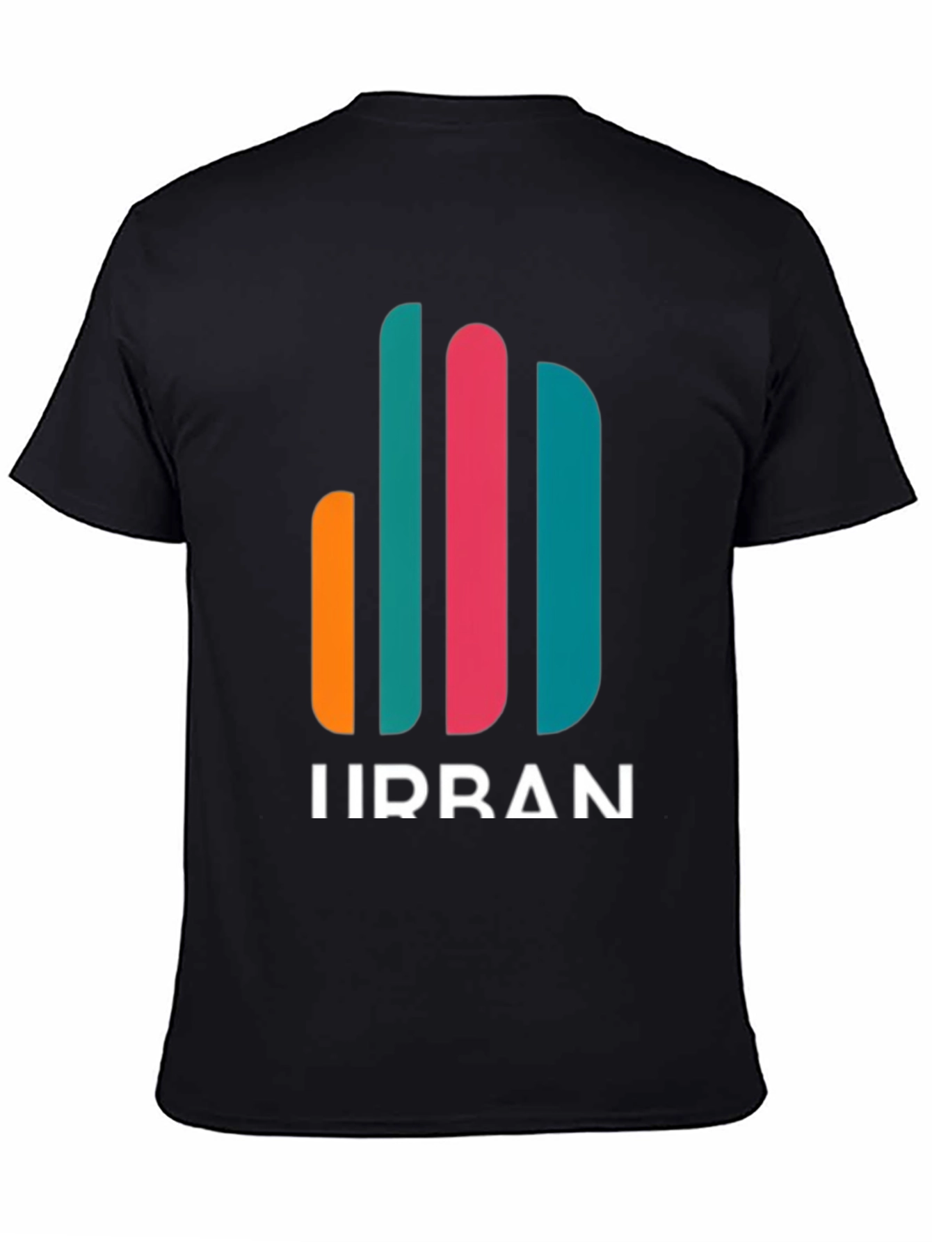 Urban Graphic Tee - Modern Stripe Design