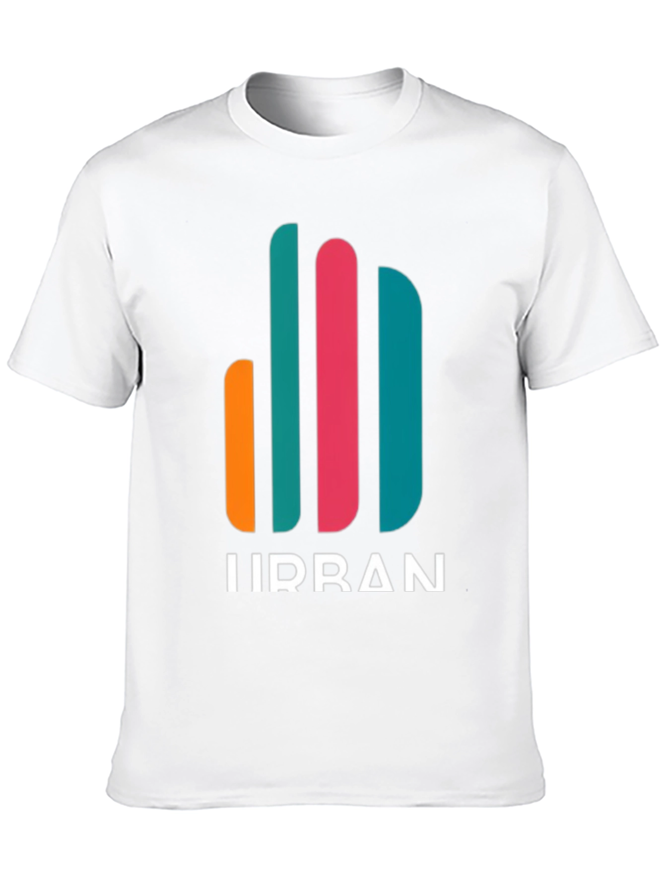 Urban Graphic Tee - Modern Stripe Design